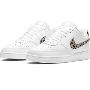 COPY - Nike Court Vision Low leopard swoosh